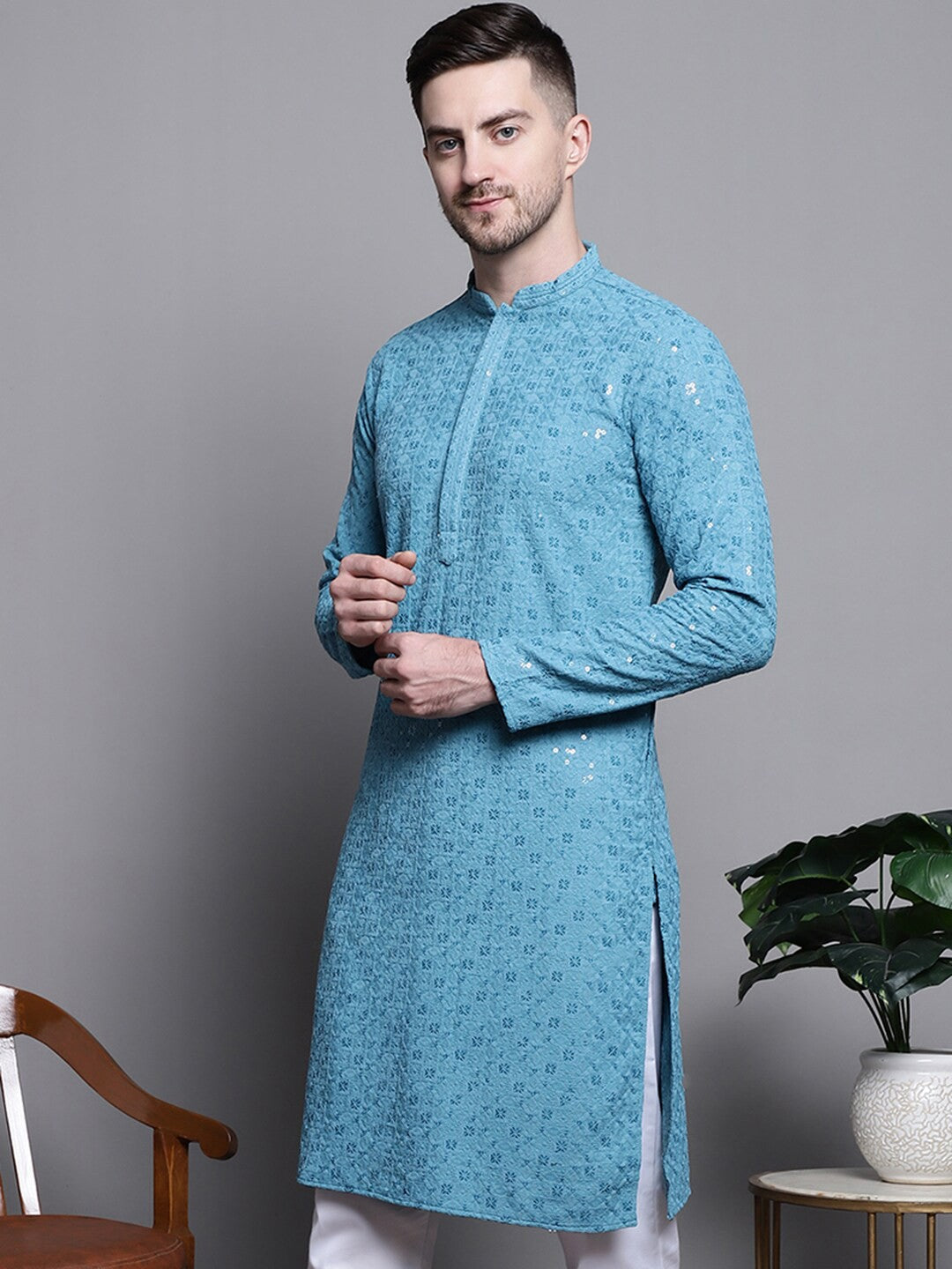 Woven Legacy Pure Cotton Kurta